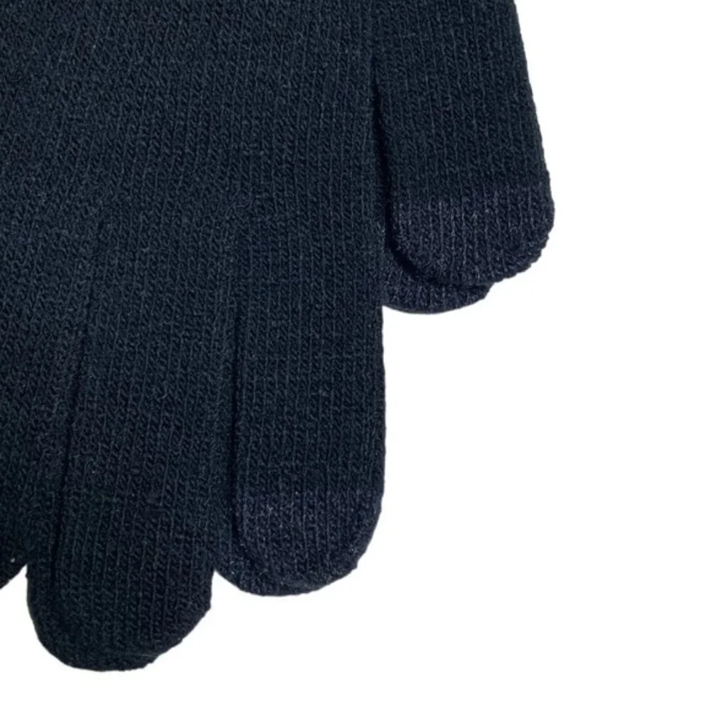 WE Texting Touchscreen Gloves Winter Warm Stretch Knit Women Men Black OS Unisex